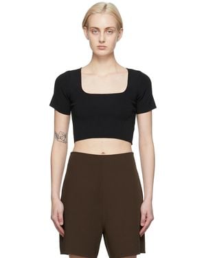ARCH THE Cropped T-Shirt - Black