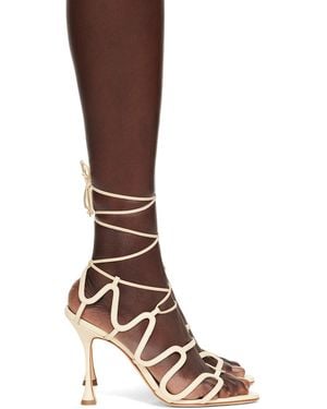 Manolo Blahnik Fawda Heeled Sandals - Brown