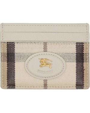 Burberry Off- Highlands Card Holder - Black