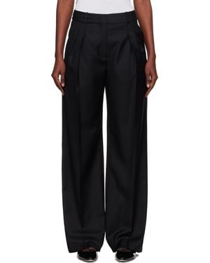 Loulou de Saison Sbiru Lds Straight Leg Pants - Black