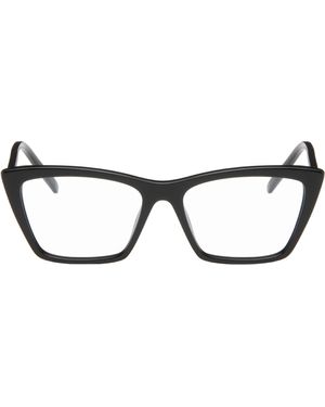 Saint Laurent ブラック Sl 737 Mica 薄型 メガネ
