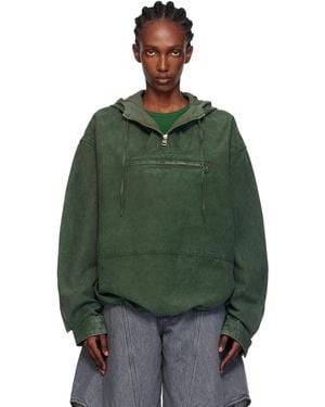JW Anderson グリーン ガーメントダイ アノラック