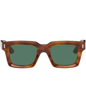 Cutler and Gross ブラウン 1386 サングラス - グリーン