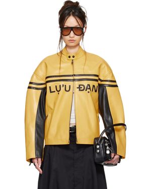 Lu'u Dan Bruce Lee X Lựu Đạn Legacy Moto L-D Leather Jacket - Metallic