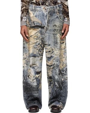 メンズ Acne Studios ネイビー 2023m スーパー バギーフィット メンズ Acne Studios ネイビー 2023m スーパー バギーフィット