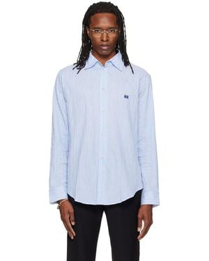 Wales Bonner Atlantic Shirt - Blue