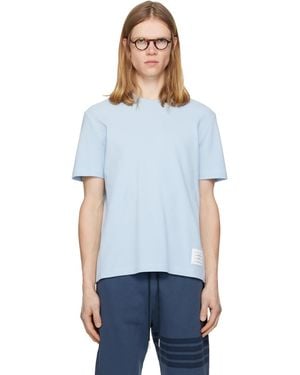 Thom Browne Classic Pique 4-Bar T-Shirt - Blue