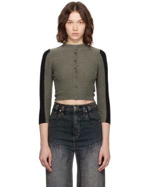 Eckhaus Latta Racer Cardigan - Black