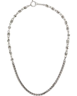 Isabel Marant Collier So Serious Argenté - Métallisé
