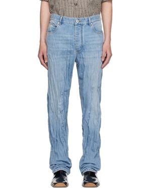 Bottega Veneta Crushed Jeans - Blue