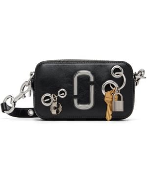 Marc Jacobs 'The Grommet Charm Snapshot' Bag - Black