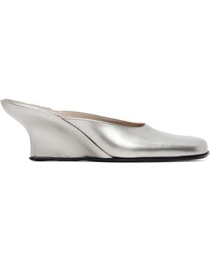 BY FAR Caroo Closed Toe Heels - White
