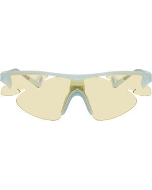 Post Archive Faction PAF ブルー＆イエロー District Visionエディション Junya Racer サングラス - ブラック