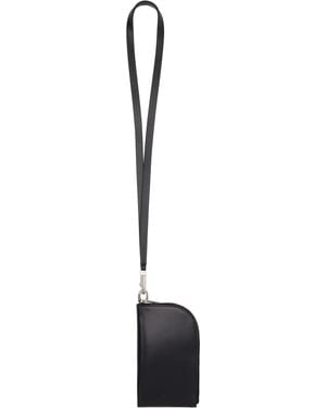 Rick Owens ブラック Porterville ネックウォレット