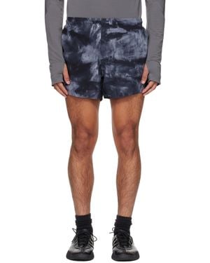 Y-3 Aop Running Shorts - Blue