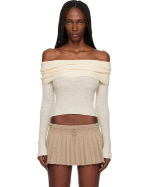 GUIZIO Off- Marlowe Top - White