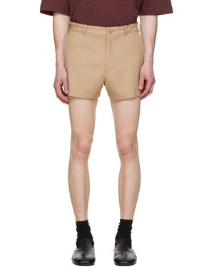 Louis-Gabriel Nouchi Suit Wool Shorts - Natural