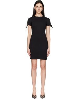 Burberry Ribbed Minidress - Black