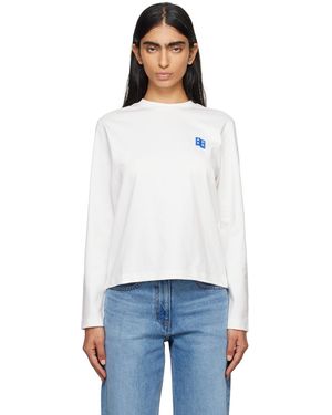 Adererror Trs Tag Long Sleeve 01 T-Shirt - White