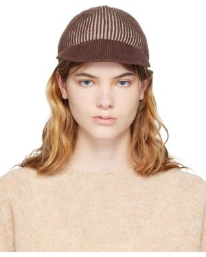 YMC Knitted Cap - Brown