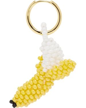 Pura Utz Banana Single Earring - Metallic