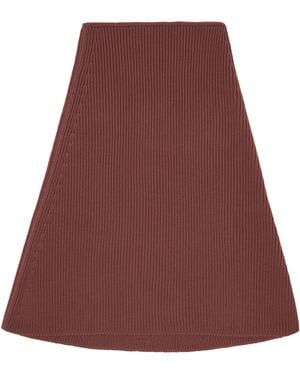 Rick Owens Concordians Cowl Collar - Red