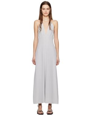 TOTEME Double Halter Maxi Dress - Black