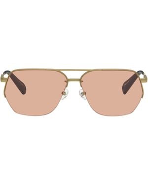 Jacquemus La Croisière 'The Aviador' Sunglasses - Black