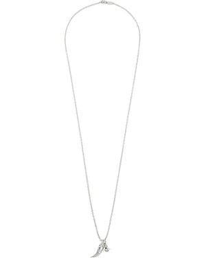 Vivienne Westwood Ernest Long Pendant Necklace - White