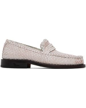 【関税込み】Marni オレンジ バスケットウーブン ローファー Marniのオレンジ バスケットウーブン ローファーがセール中