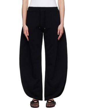 Alaïa Petal Fleece Sweatpants - Black