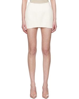 Mugler Tailored Miniskirt - Black
