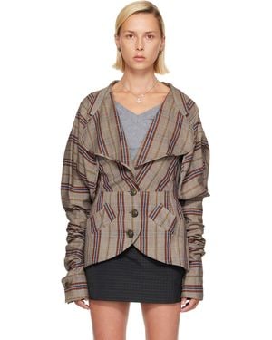 Vivienne Westwood Taupe Appetizer Blazer - Brown