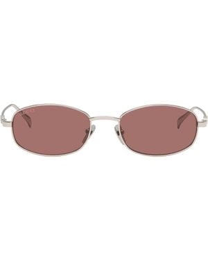 Gucci Oval Frame Sunglasses - Black