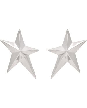 Mugler Star Earrings - Black