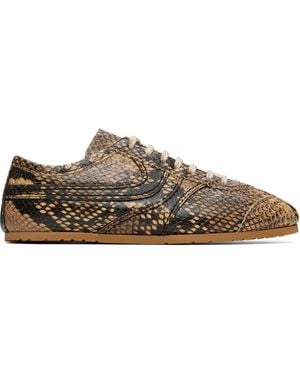 Dries Van Noten Leather Trainers - Brown