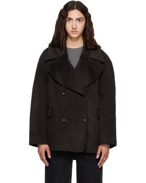 Loulou de Saison Neil Double Breasted Jacket - Black
