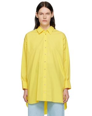 Marques'Almeida Chemise Surdimensionnée Jaune