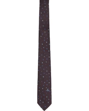 Vivienne Westwood Silk Tie - Black