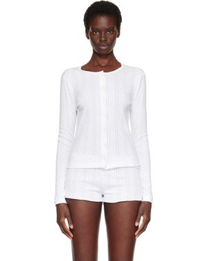 Cou Cou 'The Cardigan' Cardigan - White
