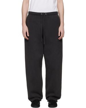 Skims Heavyweight Fleece Straight-Leg Joggers - Black