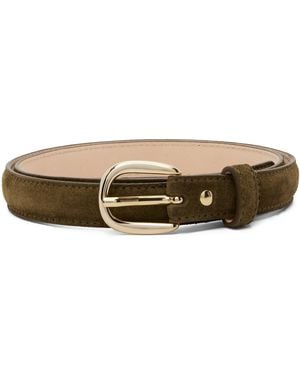 A.P.C. Khaki Rosette Belt - Black