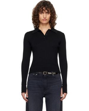 mfpen Partial Placket Polo - Black