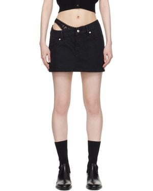Alexander Wang ブルー Pre-Styled デニム ミニスカート ブルー