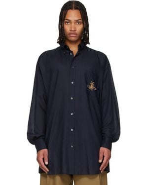 Vivienne Westwood Chemise Surdimensionnée Bleu Marine