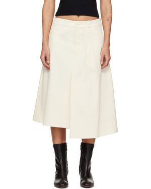 Our Legacy Off- Origami Midi Skirt - Natural