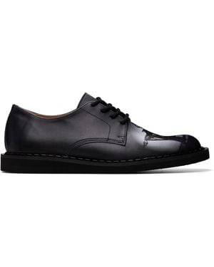 Undercover George Cox Edition 4 Eyelet Derbys - Black