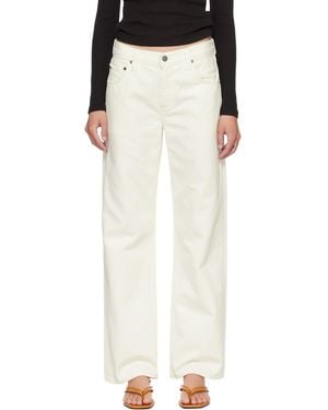 Citizens of Humanity Off- Lindz Easy Straight Jeans - Black