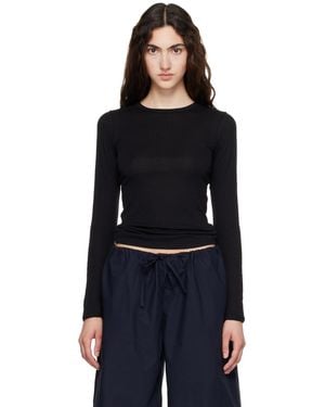 Flore Flore Olivia Longsleeve T-Shirt - Black