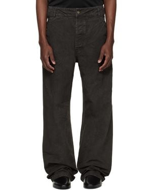 Fear Of God Washed Canvas Utility Jeans - Black